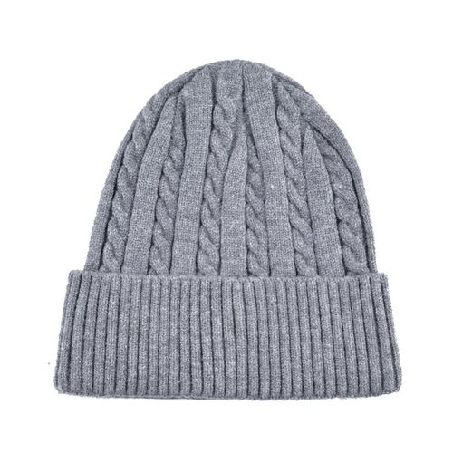 Gorro Chullo de Cashemira Estilo Unisex Pack por 3 Gris