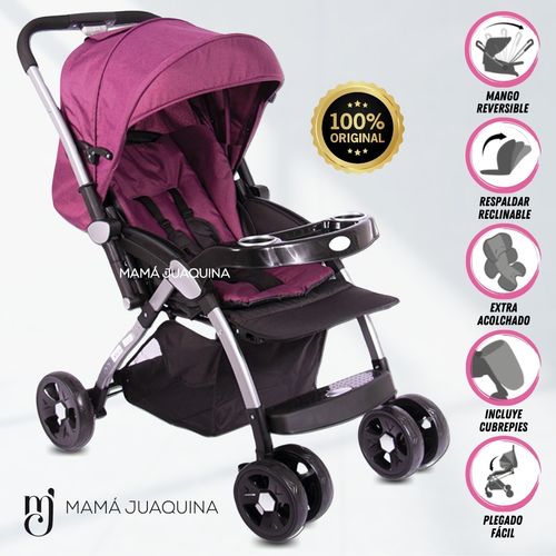 Coche Cuna de Lujo «JAZZ» Rosa