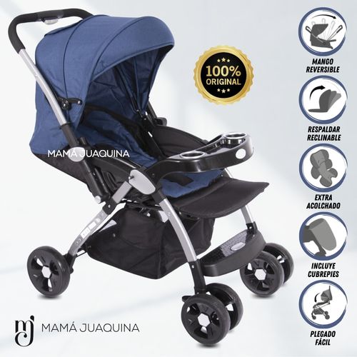 Coche Cuna de Lujo «JAZZ» Azul