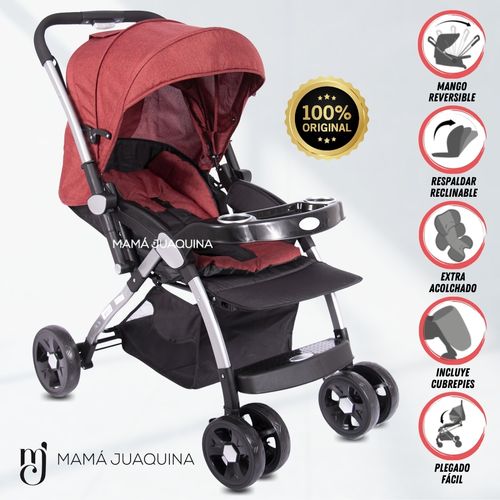 Coche Cuna de Lujo «JAZZ» Rojo