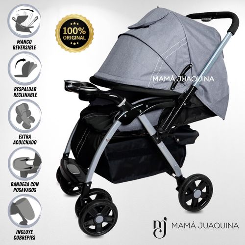 Coche Cuna de Lujo «KENDRIC» Gris