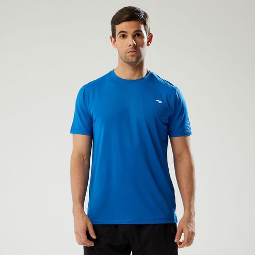 Polo Deportivo Podium Para Hombre Ryann Mesh Azulino