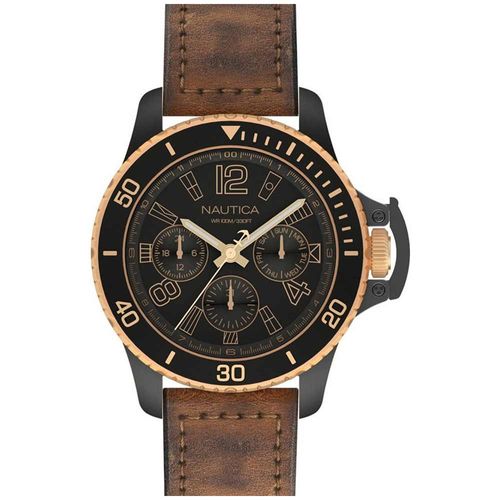 Reloj Nautica Bayside NAPBSF918 Multifuncional Marrón Negro