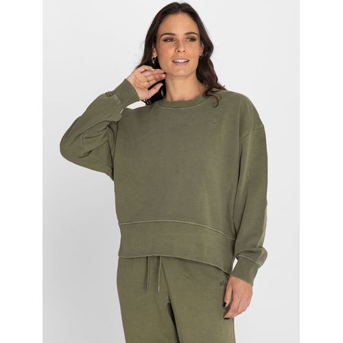 POLERÓN PARA MUJER CREW NECK CRETA VERDE BSOUL