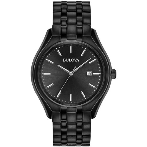 Reloj Bulova 98B289 Fecha Acero Inoxidable Negro