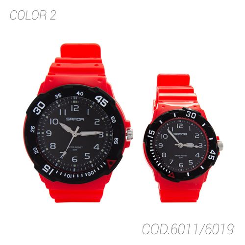 RELOJ ACUATICO UNISEX 6011/6019 SANDA - 1010964