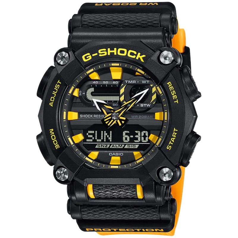 Reloj-Casio-G-Shock-GA900A-1A9-Digital-Analogico-Resina-Amarillo-Negro