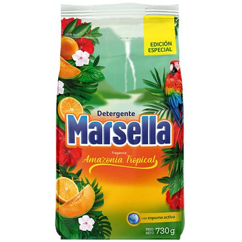 Detergente MARSELLA Amazonía Tropical Bolsa 730g