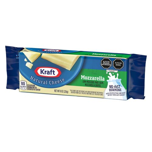 Queso Mozarella KRAFT Paquete 226g