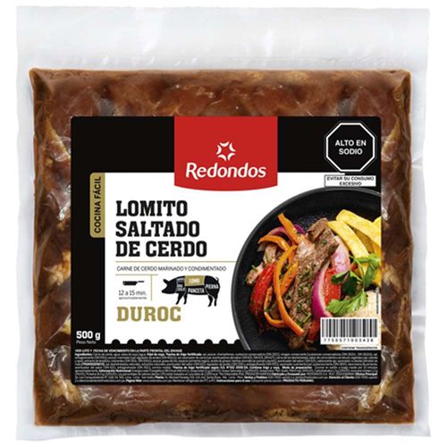 Lomito Saltado de Cerdo Duroc REDONDOS Paquete 500g