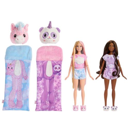 Cutie Reveal Set de Juego Pijamada BARBIE