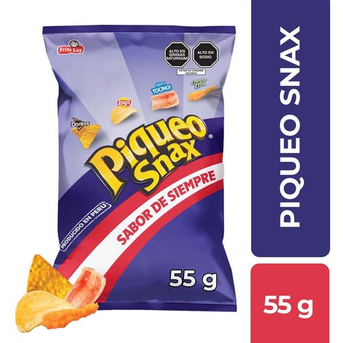 Snack de Papa, Maíz y Trigo PIQUEO SNAX Bolsa 55g