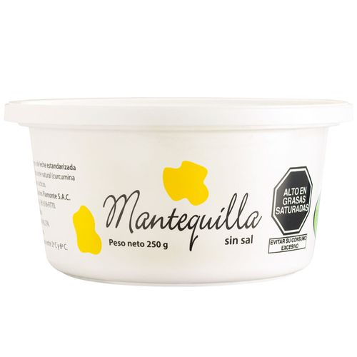 Mantequilla sin Sal PIAMONTE Pote 250g