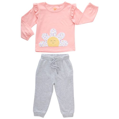 Conjunto Polo Manga Larga + Pantalón Bebé Niña BABY EUREKA