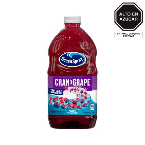 Jugo OCEAN SPRAY Cran - Grape Botella 1.89L