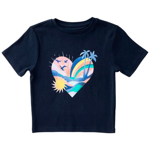 Polos manga corta Crop Dis mujer SINGULAR Azul Marino Talla L