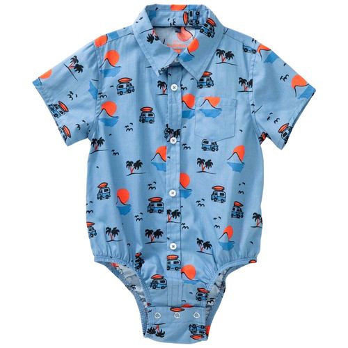 Camisa Corta Body Camisero Bebé Niño BABY EUREKA