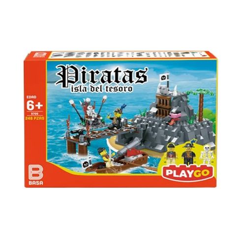 Bloques de Construccion Piratas Isla del Tesoro 248 pz Playgo