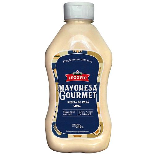 Mayonesa LEGOVIC Gourmet Frasco 340g