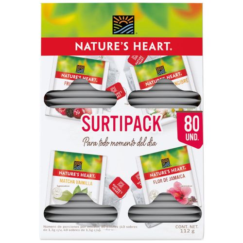 Infusión NATURE'S HEART Surtipack Caja 80un