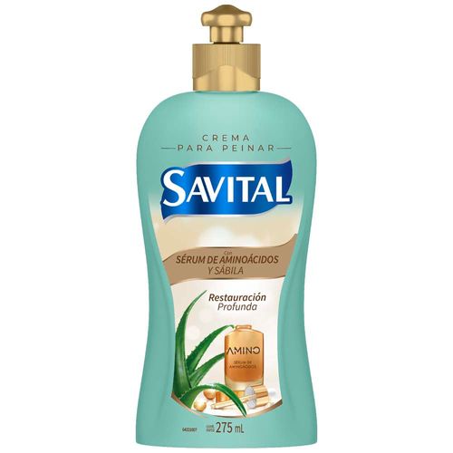 Crema para Peinar SAVITAL Aminoácidos 490ml