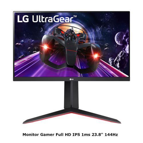 Monitor Gamer LG UltraGear 24GN65R FullHD IPS 1 ms 23.8" 144Hz