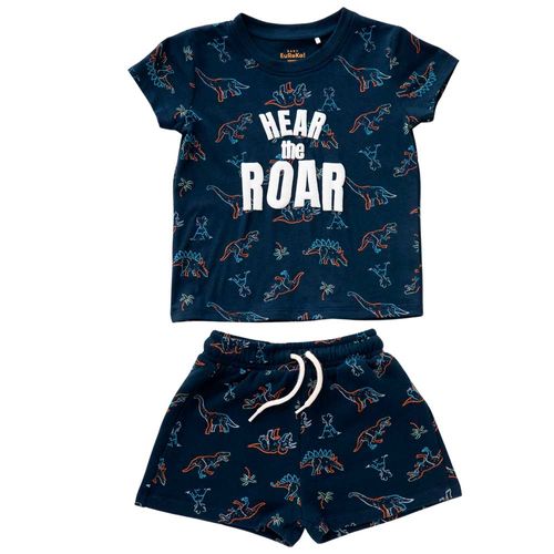 Conjunto Polo + Short Mini Print Bebé Niño BABY EUREKA