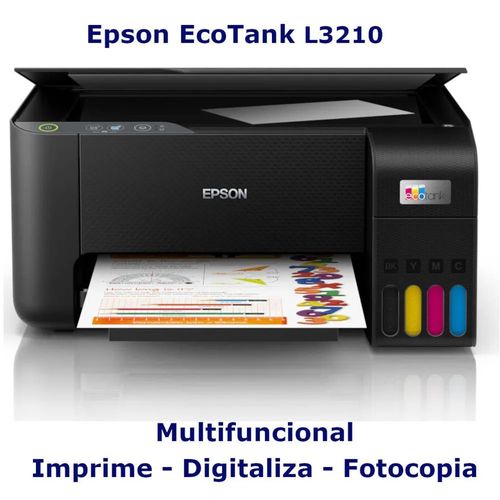 Impresora Multifuncional Epson L3210 Ecotank