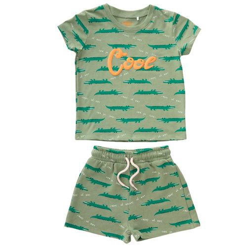 Conjunto Polo + Short Mini Print Bebé Niño BABY EUREKA