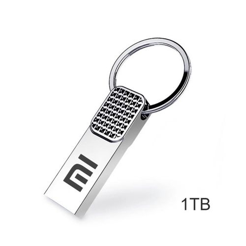 Memoria USB 1TB Importado Color Plateado Regalo Estuche