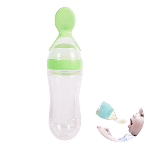 Biberon cuchara Para Bebe Baby Froggie Verde