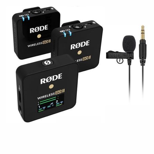 Rode Wireless Go Ii 2-personas + 1 Rode Lavalier Go