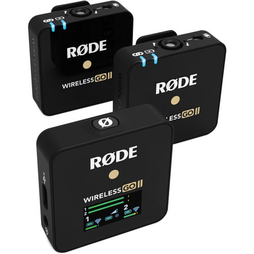 Rode Wireless Go II 2-personas Microfono Sistema de Grabación 2.4ghz