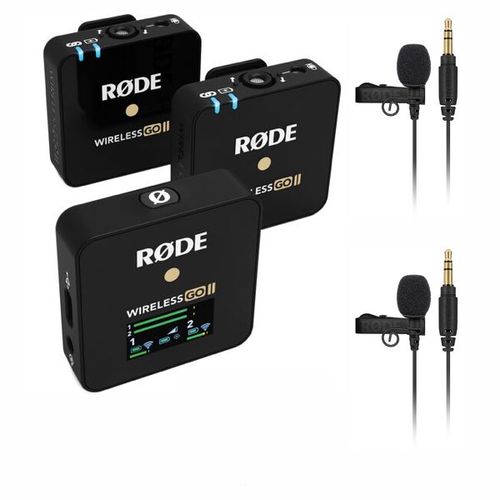 Rode Wireless Go Ii 2-personas + 2 Rode Lavalier Go