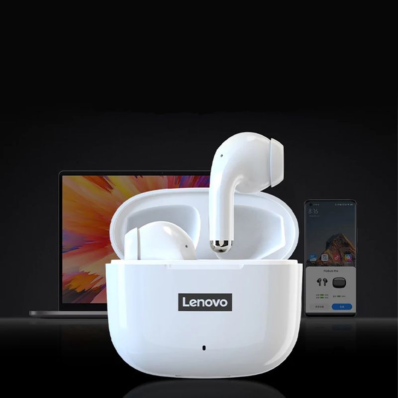 Audifonos-Bluetooth-Lenovo-LP40-PRO-TWS-Inalambricos----Blanco