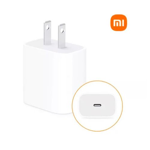 Cargador Xiaomi Carga Rápida 20W Tipo C para iPhone y Android