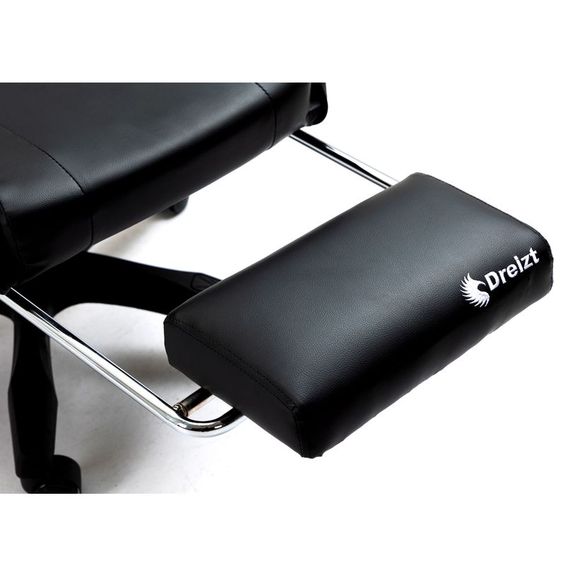 Silla-Gamer-Ergonomica-Dreizt-Shine-Series-Negro-con-Posapies-Reclinable