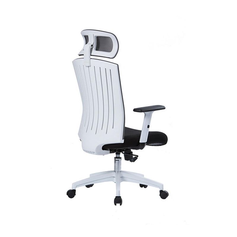 Silla-de-Escritorio-Work-Lux-C-Cabecera-Gris-Negro---Ziyaz