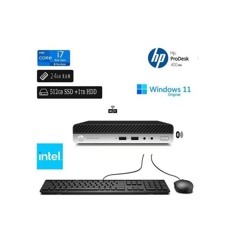 CPU-HP-ProDesk-Mini-400-G4-Intel-Core-i7-8va-Gen-24GB-RAM--512GB-SSD---1TB-HDD---Reacondicionada-