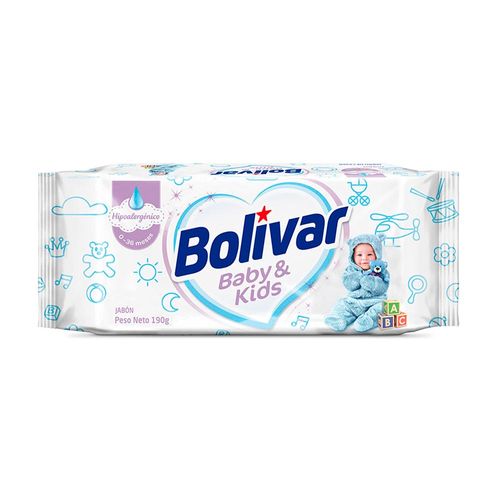 Jabón en Barra BOLÍVAR Baby & Kids Paquete 190g (super oferta)