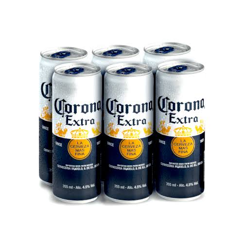 corona extra six pack lata 355ml