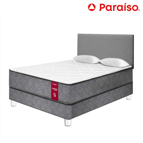 Dormitorio PARAISO Lifestyles Pocket 2 Plazas + 2 Almohadas + 1 Protector