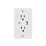 Tomacorriente-de-Pared-Inteligente-Tipo-Americano-con-USB-Wifi-Blanco