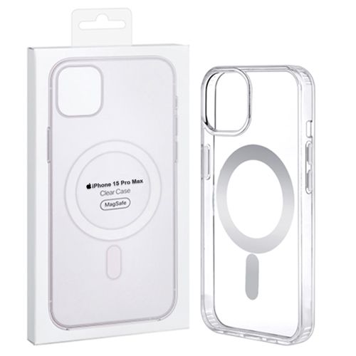 CASE MAGSAFE IPHONE 15 PRO MAX - TRANSPARENTE