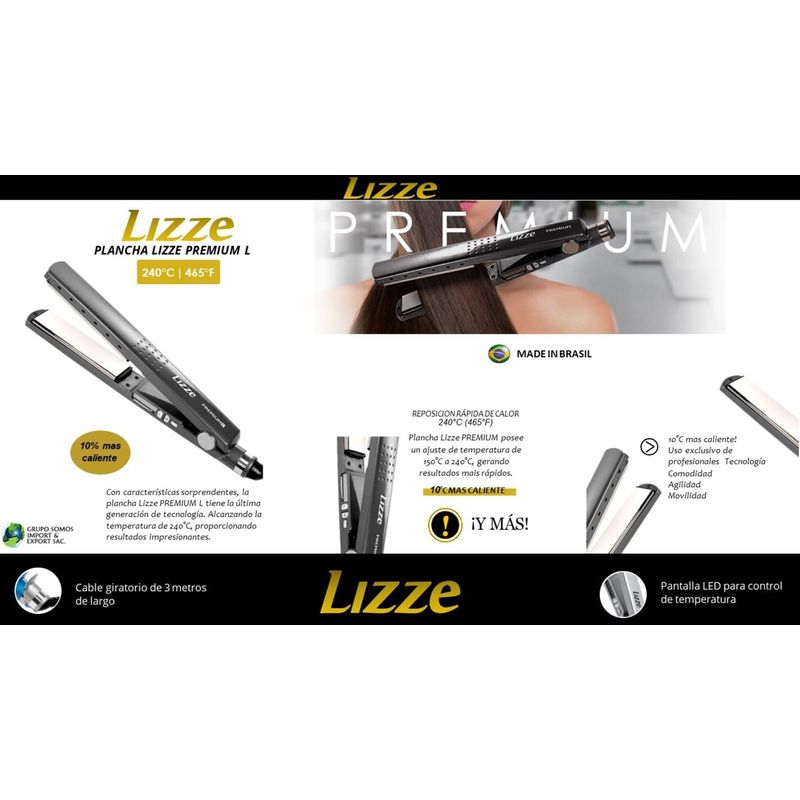 LIZZE-PACK-PLANCHA-PROFESIONAL-PREMIUM-PRO-480-250°C-480ºF---KIT-LIMPIEZA-PULIMENTO-TITANIUM