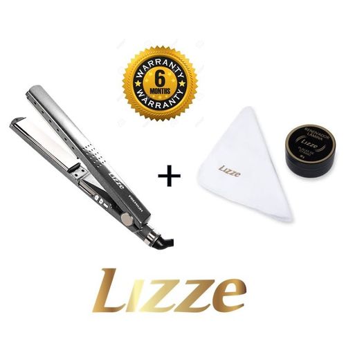 LIZZE PACK PLANCHA PROFESIONAL PREMIUM PRO 480 250°C-480ºF + KIT LIMPIEZA PULIMENTO TITANIUM