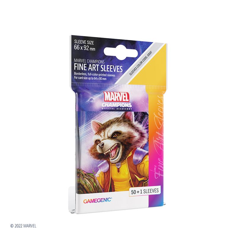 MARVEL--CHAMPIONS-FINE-ART-SLEEVES-–-ROCKET-RACCOON