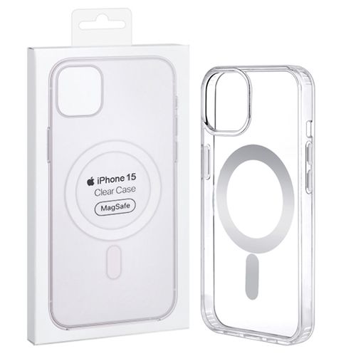 CASE MAGSAFE IPHONE 15 - TRANSPARENTE