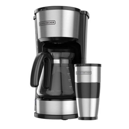 Cafetera 4 en 1 BLACK&DECKER CM0755S 5 Tazas