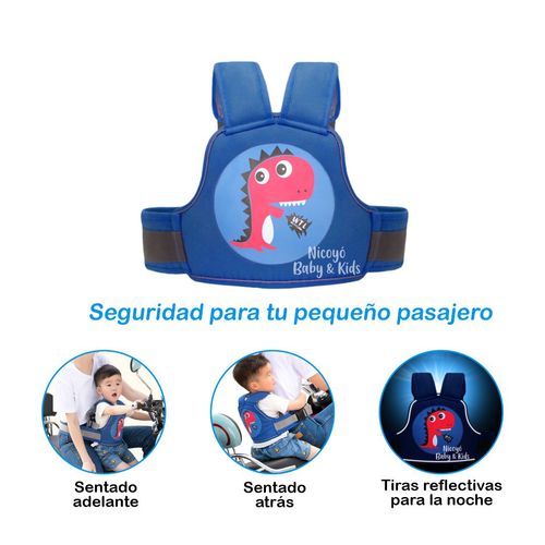 Arnés de Seguridad  AZUL para Niños: Viaja con Protección